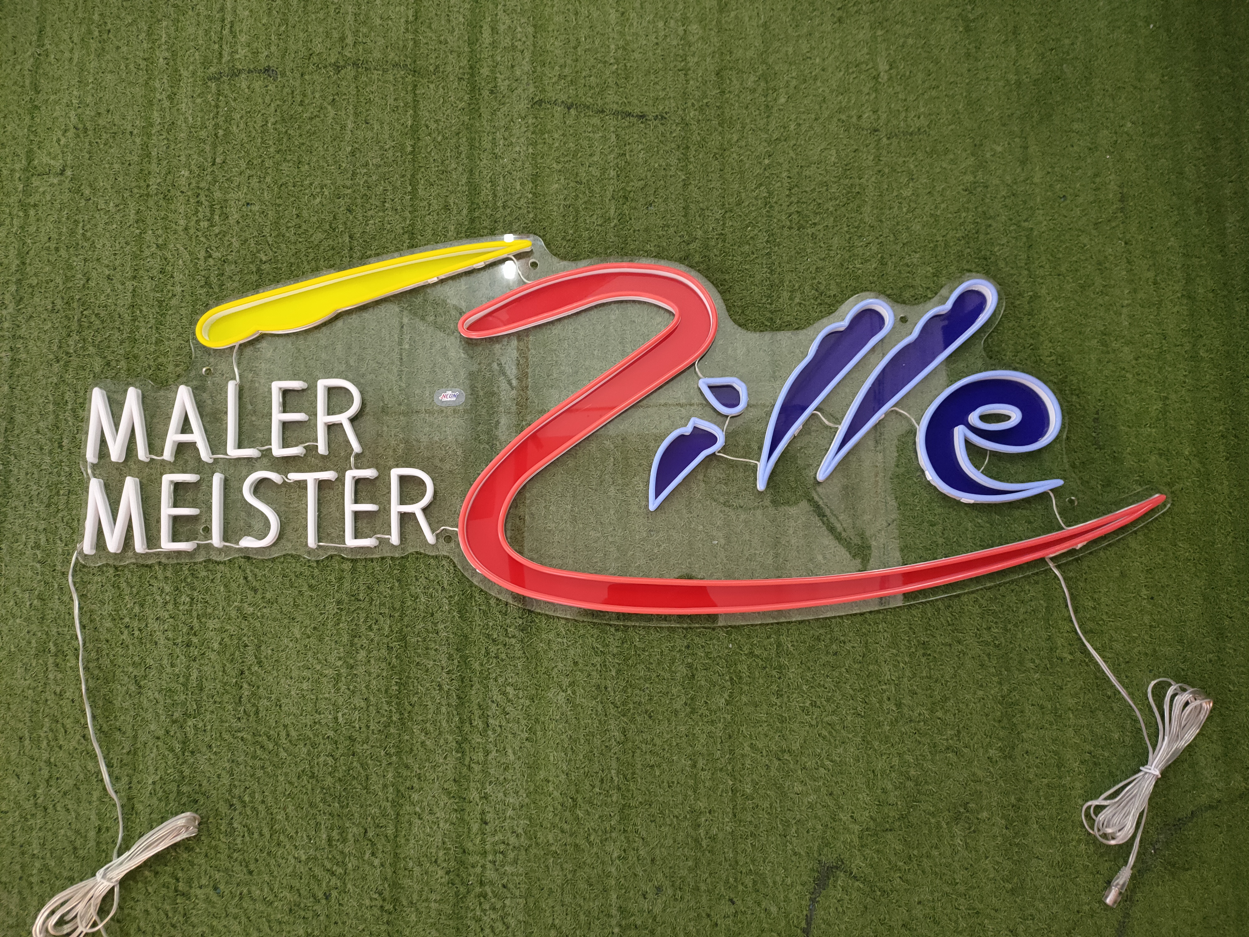 精準還原，點亮品牌：“MALER MEISTER Zille”定制LED霓虹燈招牌的卓越工藝